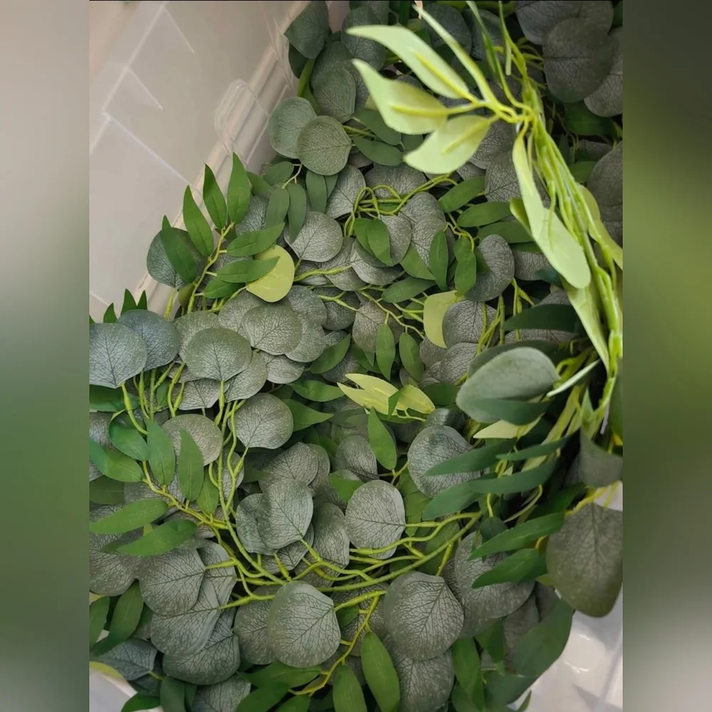 12 Green Eucalyptus Garland